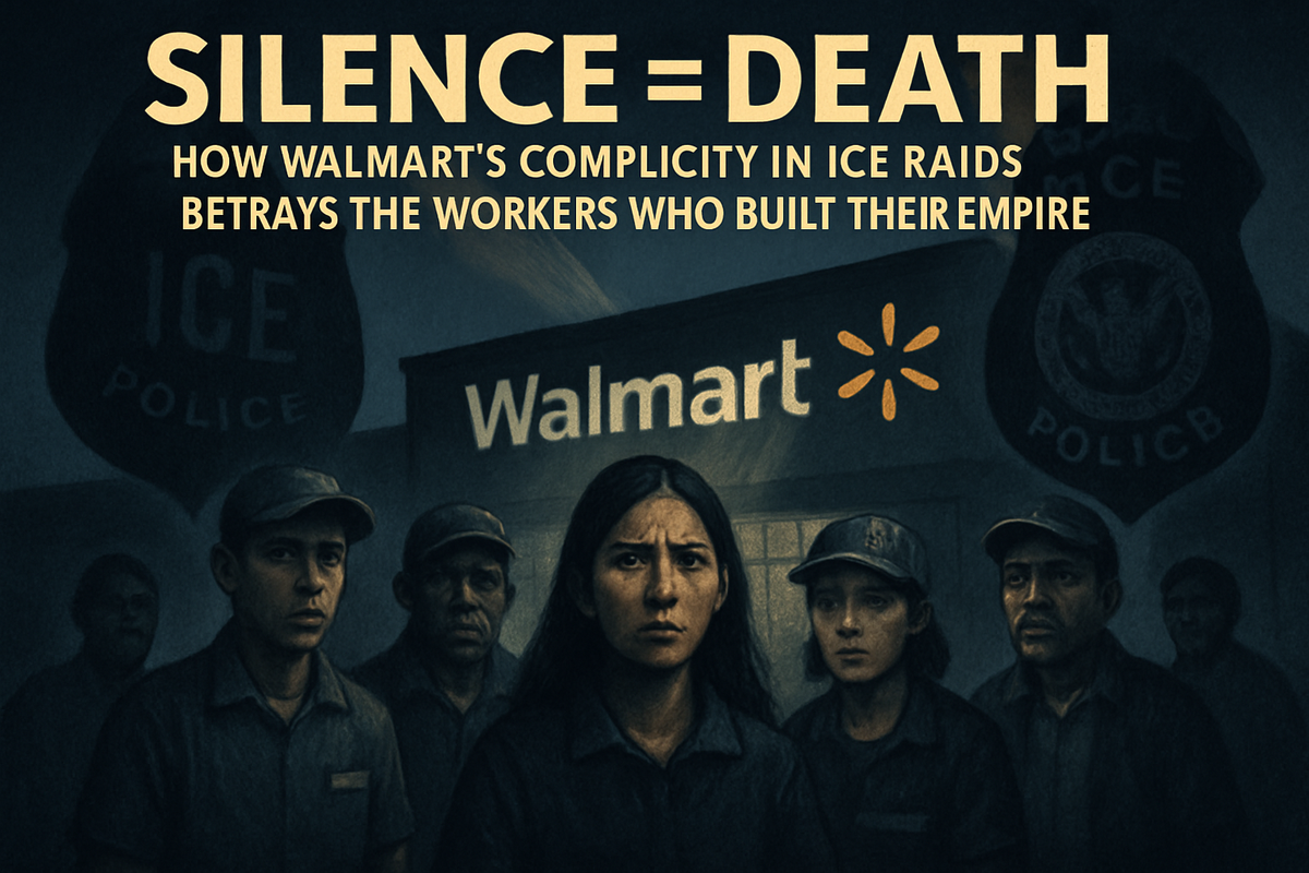 Silence = Death: How Walmart's Complicity in ICE Raids Betrays the Workers Who Built Their Empire