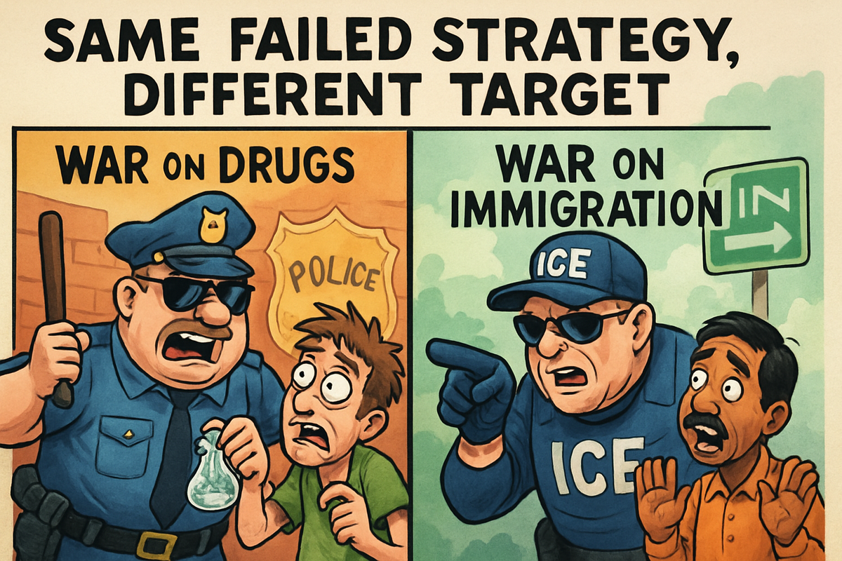 Same Failed Strategy, Different Target: From War on Drugs to War on Immigration
