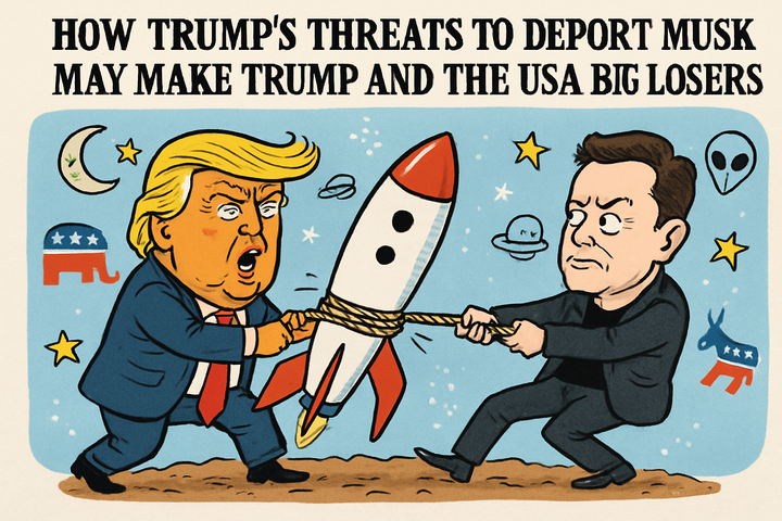 How Trump's Threats to Deport Musk May Make Trump and the USA the Big Losers
